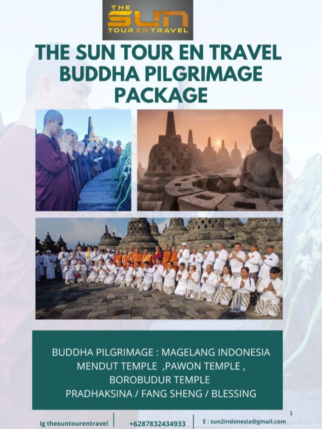 Paket Magelang : Ziarah Buddha
